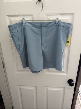 all in motion Light Blue Men's Flat Front Performance Shorts